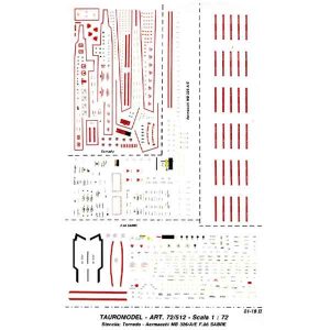 Data Stencilligs per Tornado F-86 MB-326 1:72