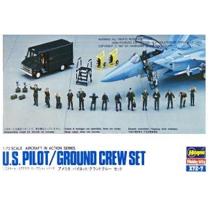 us pilot-ground crew set scala 1/72