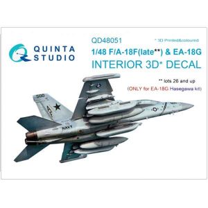 Decal 3D F/A-18F & EA-18G QD48051 Quinta Studio