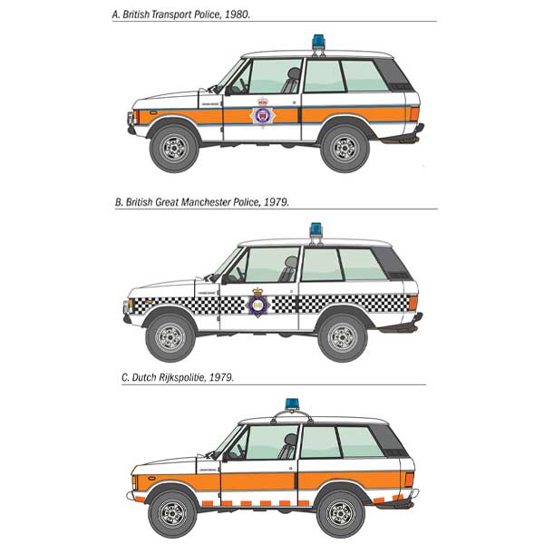 Range Rover Polizia Italeri Scala 1:24