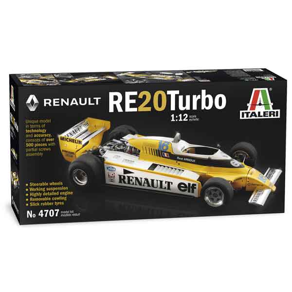 Renault RE 20 Turbo F1 Italeri Scala 1:12