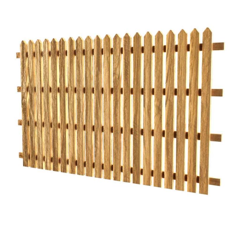 Modelli 3D Staccionata legno semplice files STL OBJ