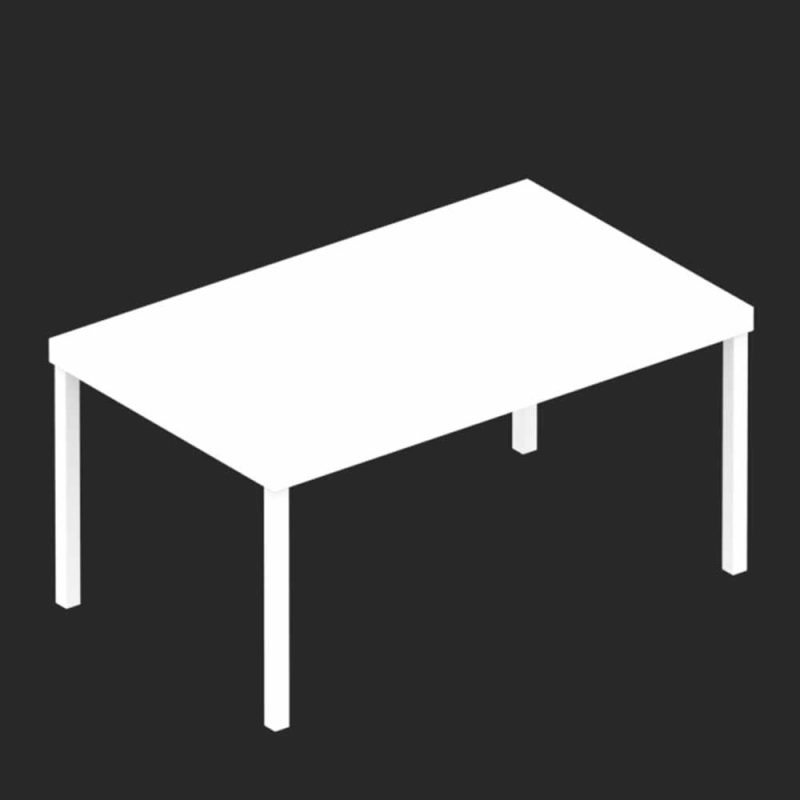 modello 3d tavolo semplice download files stl obj