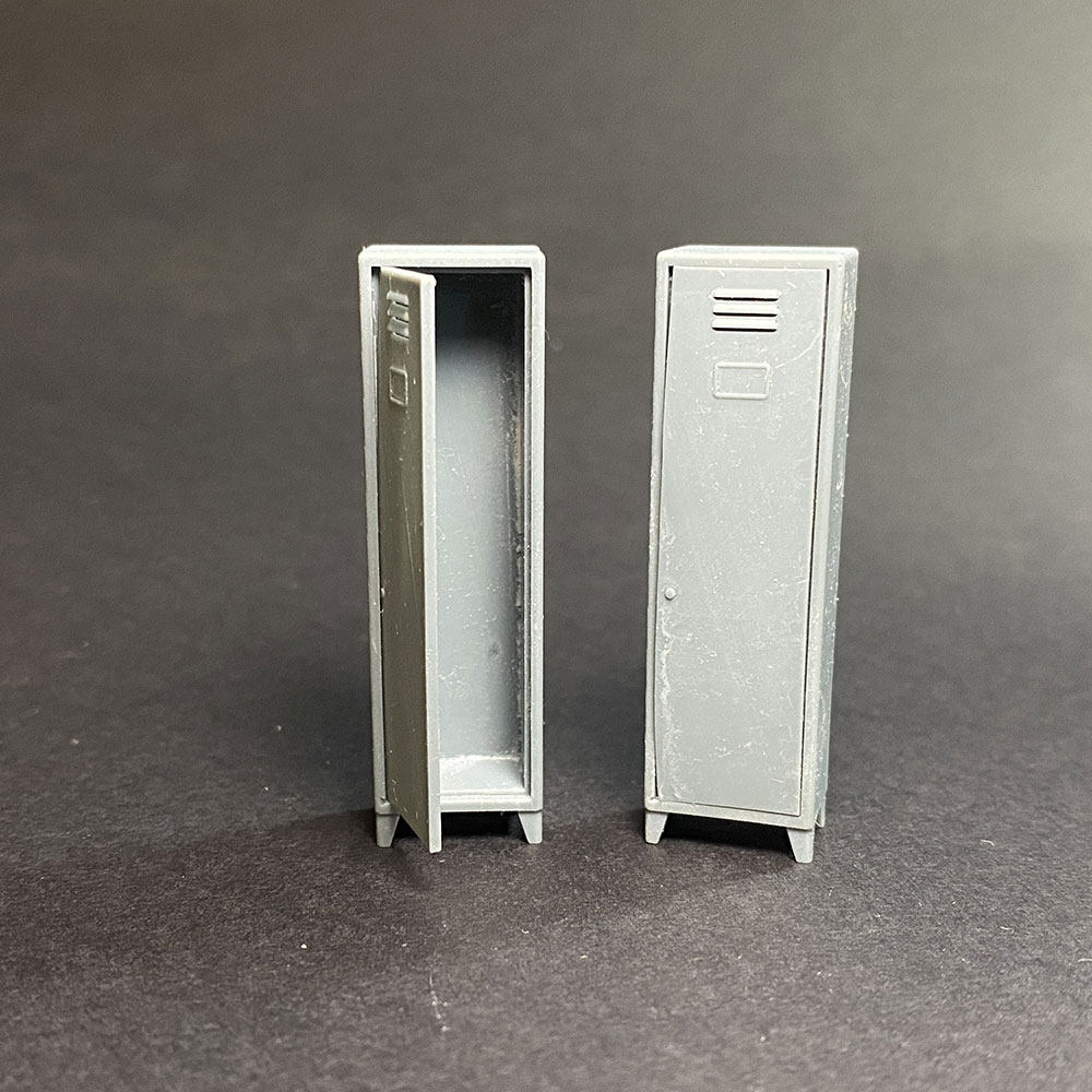 Accessori per diorama in resina armadietto da spogliatoio
