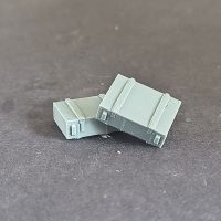 Casse per munizioni 125d stampa in resina accessori per diorama modellismo