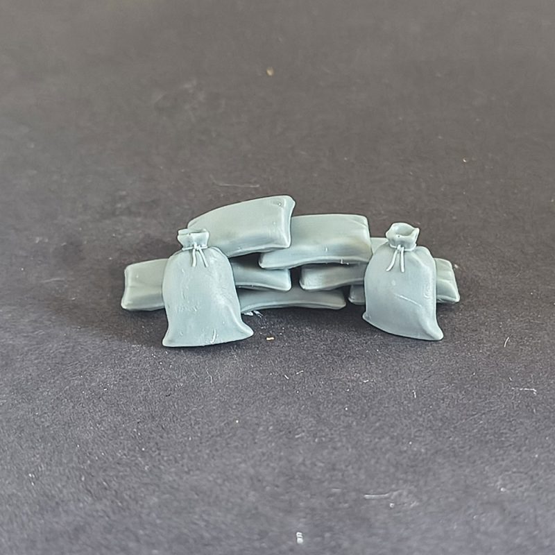 Sacchi di sabbia per arricchire i diorami per modellismo statico