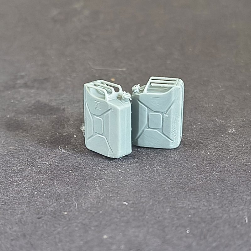 Accessori per diorama modellismo taniche benzina ww2